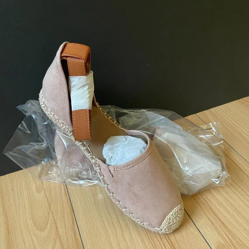 Style & Co. Blush pink Espadrilles with ankle wrap ties